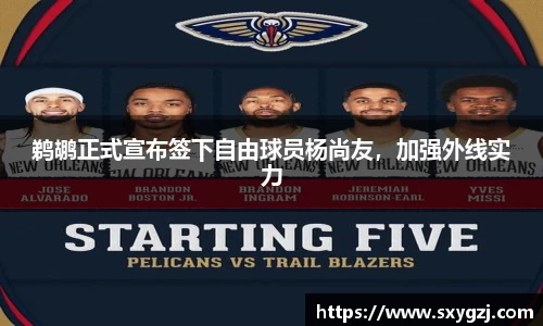 鹈鹕正式宣布签下自由球员杨尚友，加强外线实力