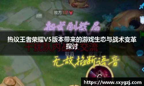 热议王者荣耀V5版本带来的游戏生态与战术变革探讨